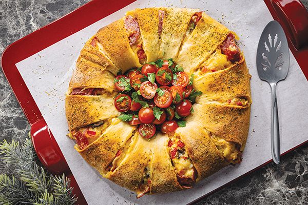 Antipasto Pull - Apart Bread Wreath